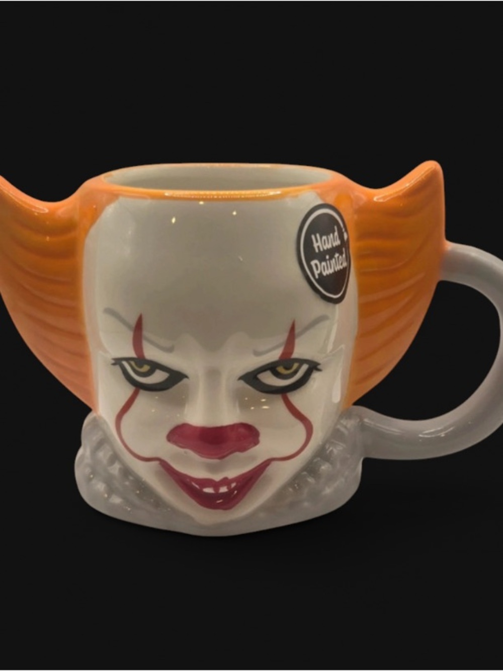 IT Pennywise 3D Sculpted Ceramic Mug Horror Halloween Hand Painted Coffee Cup